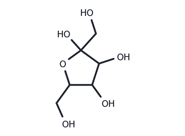 β-D-Fructose Chemical Structure