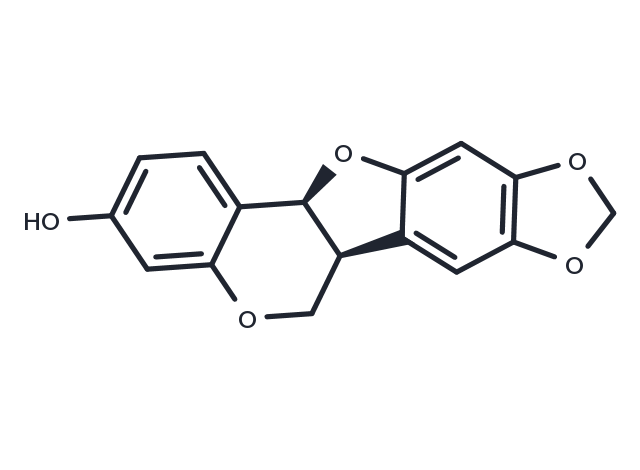(+)-Maackiain Chemical Structure