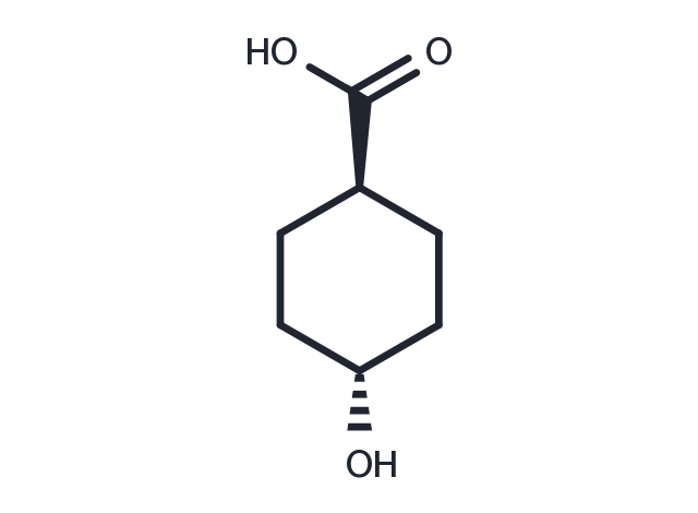 trans-4-Hydroxycyclohexanecarboxylic Acid Chemical Structure
