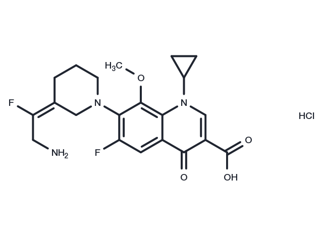 Acorafloxacin HCl Chemical Structure