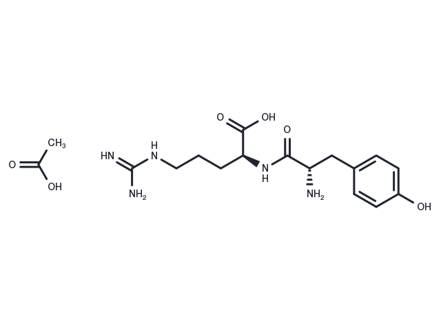 Kyotorphin acetate Chemical Structure