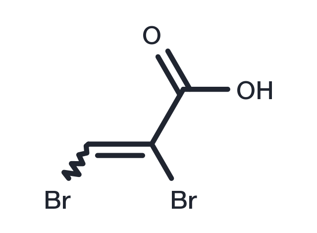 2,3-Dibromoacrylic acid Chemical Structure