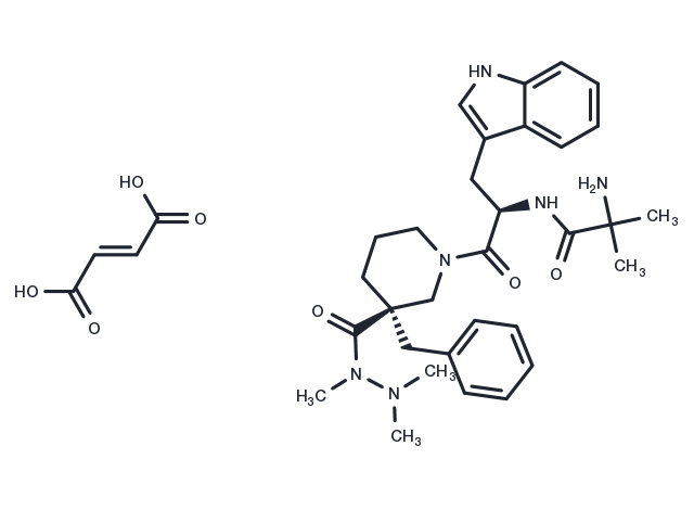 Anamorelin Fumarate Chemical Structure