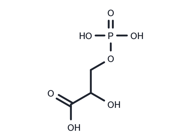 3-Phosphoglyceric acid Chemical Structure