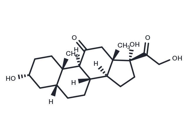 Tetrahydrocortisone Chemical Structure