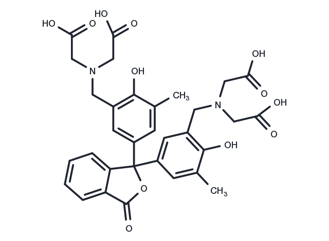 o-Cresolphthalein Complexone Chemical Structure