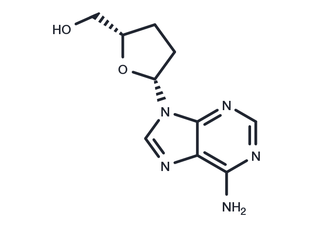 Dideoxyadenosine Chemical Structure