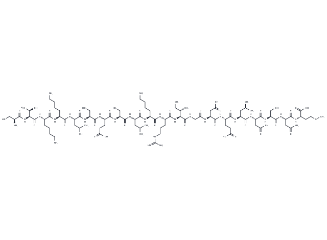 Bax BH3 peptide (55-74), wild type Chemical Structure