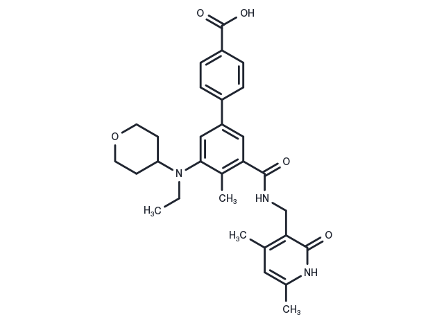 Tazemetostat de(methyl morpholine)-COOH Chemical Structure