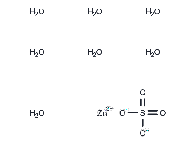 Zinc sulfate heptahydrate Chemical Structure
