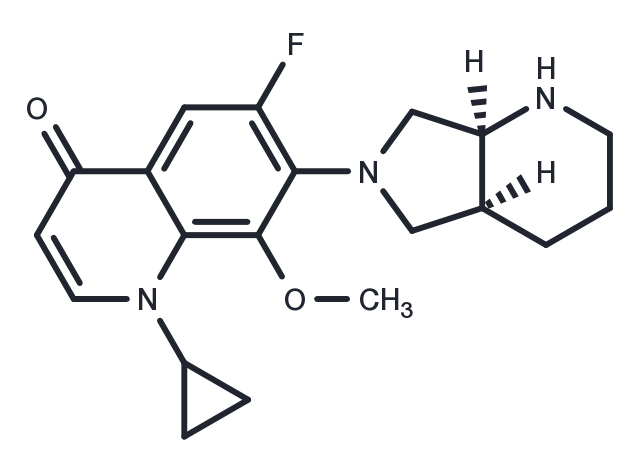 Decarboxy Moxifloxacin Chemical Structure