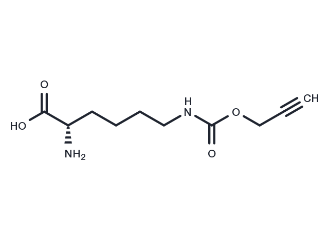 N-ε-propargyloxycarbonyl-L-lysine Chemical Structure