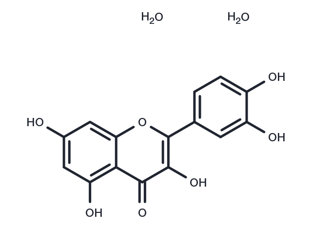 Quercetin Dihydrate Chemical Structure