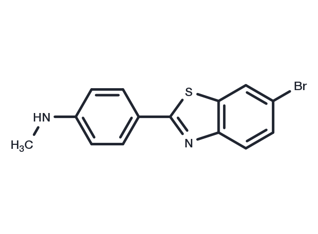 4-(6-Bromo-2-benzothiazolyl)-N-methylbenzenamine Chemical Structure