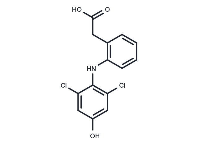 4'-Hydroxy diclofenac Chemical Structure