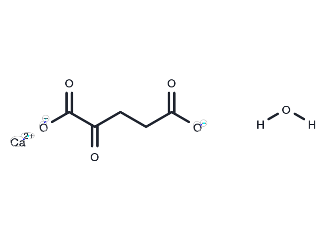 Alpha-calcium ketoglutarate monohydrate Chemical Structure