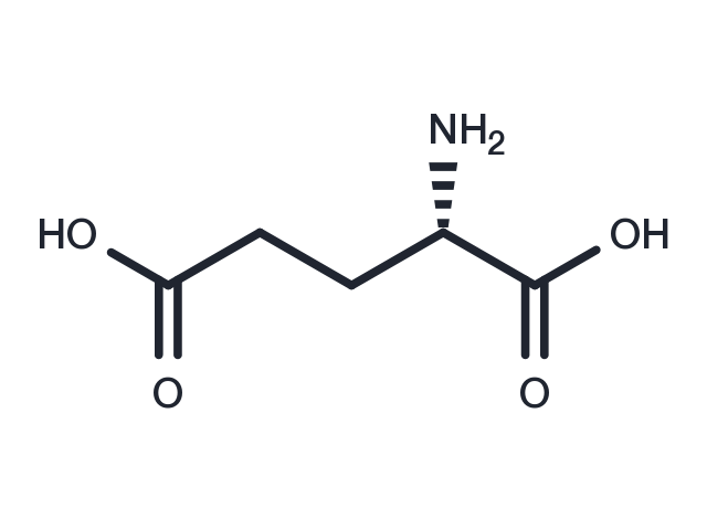 L-Glutamic acid Chemical Structure
