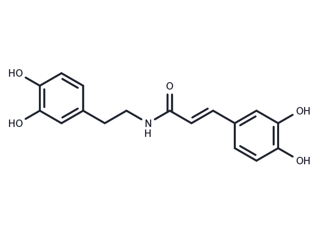 (e)-3-(3,4-dihydroxyphenyl)-n-(2-(3,4-dihydroxyphenyl)ethyl)-2-propenamide Chemical Structure