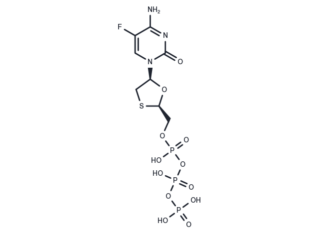 Emtricitabine triphosphate Chemical Structure