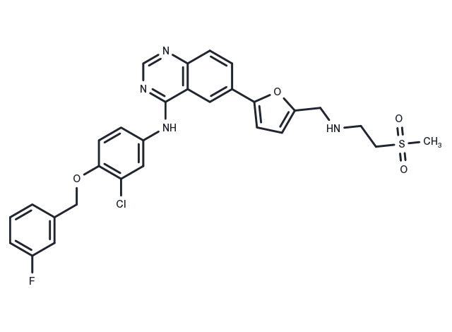 Lapatinib Chemical Structure