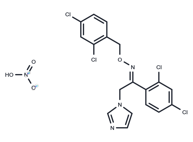 Oxiconazole nitrate Chemical Structure