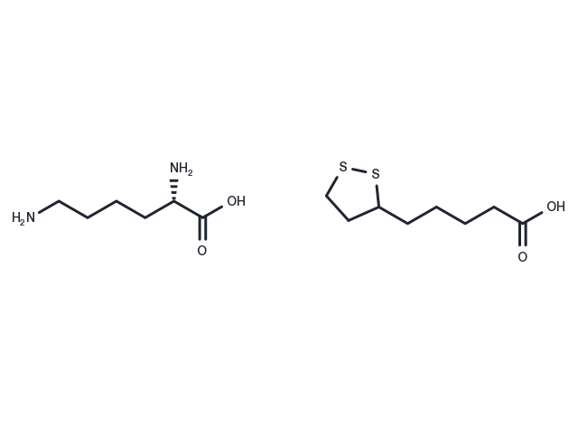 L-Lysine thioctate Chemical Structure