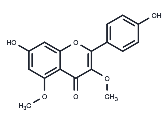 Kaempferol 3,5-dimethyl ether Chemical Structure