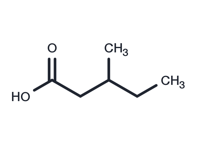 3-Methylvaleric Acid Chemical Structure