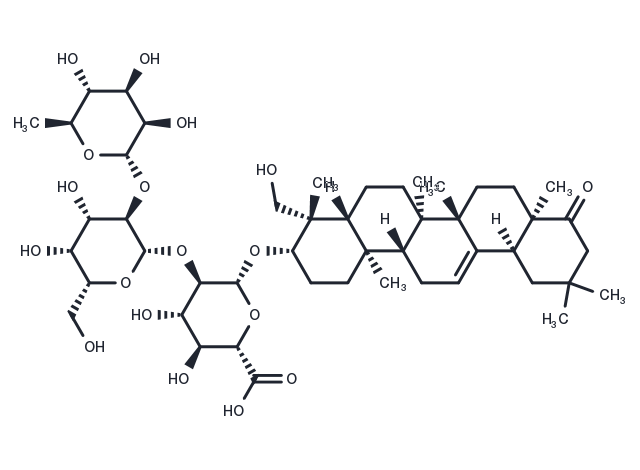 Dehydrosoyasaponin I Chemical Structure