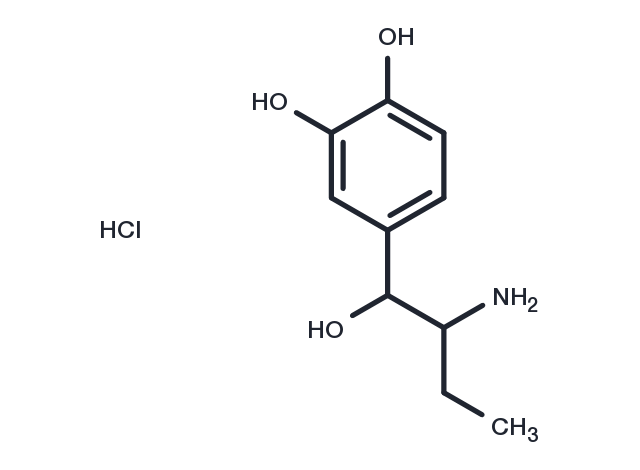 Ethylnorepinephrine hydrochloride Chemical Structure