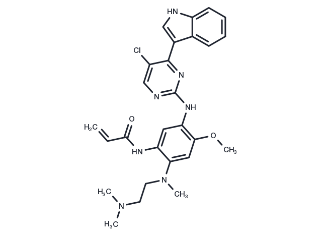 Mutant EGFR inhibitor Chemical Structure