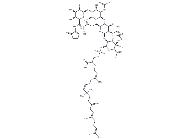 Moenomycin Complex Chemical Structure