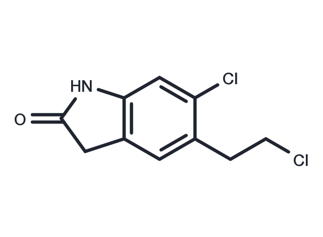 6-Chloro-5-(2-chloroethyl)indolin-2-one Chemical Structure