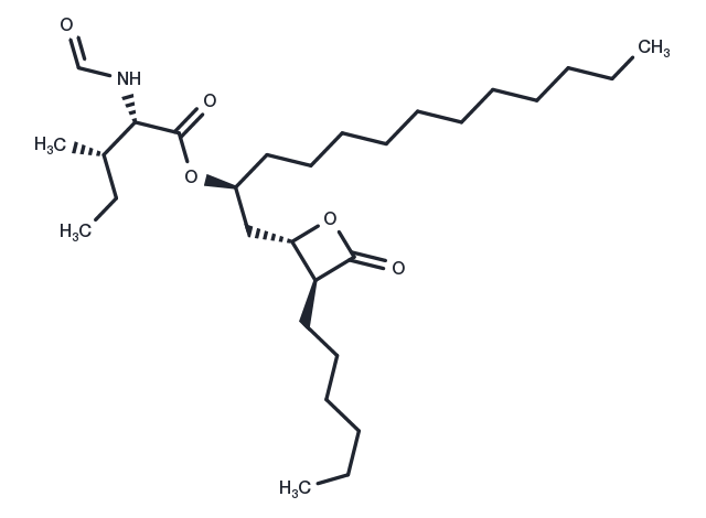 Isoleucine orlistat, L- Chemical Structure