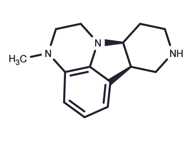 (6bR,10aS)-3-Methyl-2,3,6b,7,8,9,10,10a-octahydro-1H-pyrido[3',4':4,5]pyrrolo[1,2,3-de]quinoxaline Chemical Structure