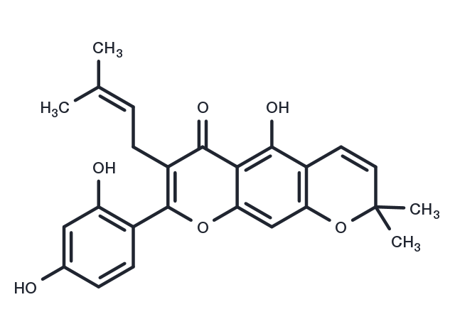 Cudraflavone B Chemical Structure