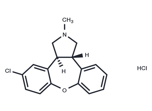 Asenapine hydrochloride Chemical Structure