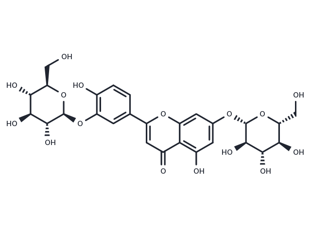 Luteolin-3',7-di-O-glucoside Chemical Structure