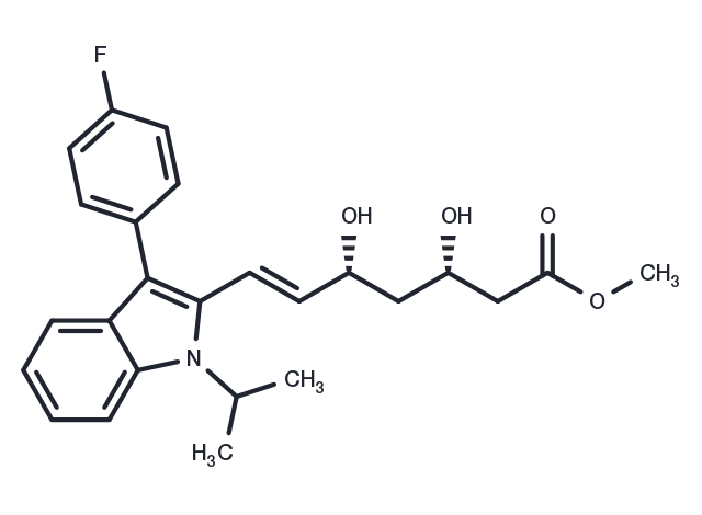 Fluvastatin Methyl Ester Chemical Structure
