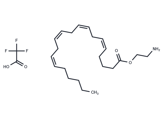 Virodhamine trifluoroacetate Chemical Structure