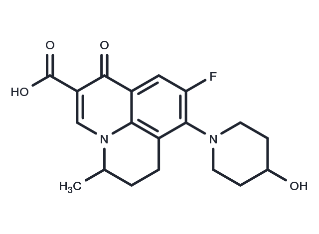 Nadifloxacin Chemical Structure
