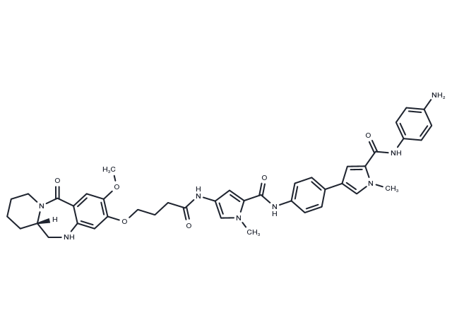 Aniline-MPB-amino-C3-PBD Chemical Structure