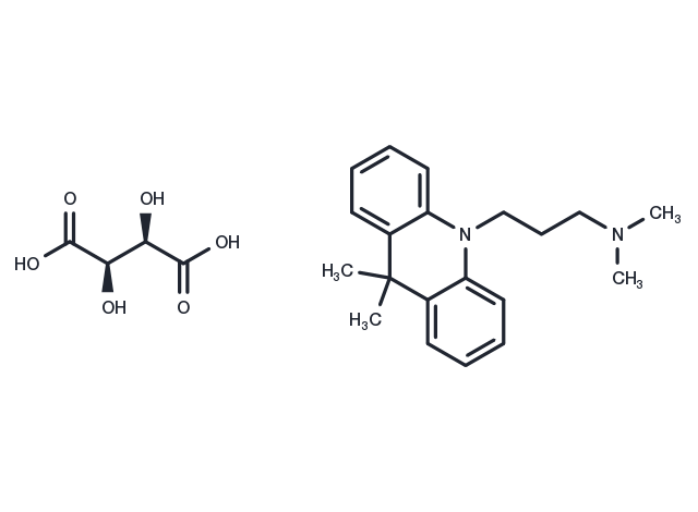 Dimetacrine tartrate Chemical Structure