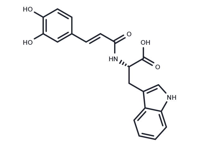 N-Caffeoyltryptophan Chemical Structure