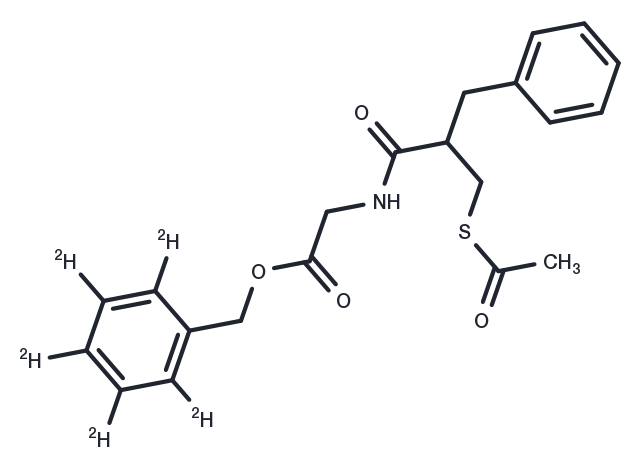 Racecadotril-d5 Chemical Structure