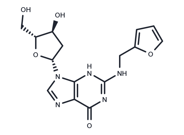 N2-(2-Furanylmethyl)-2’-deoxyguanosine Chemical Structure