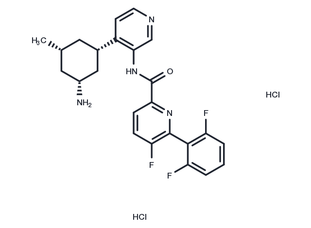 (1S,3R,5R)-PIM447 dihydrochloride Chemical Structure