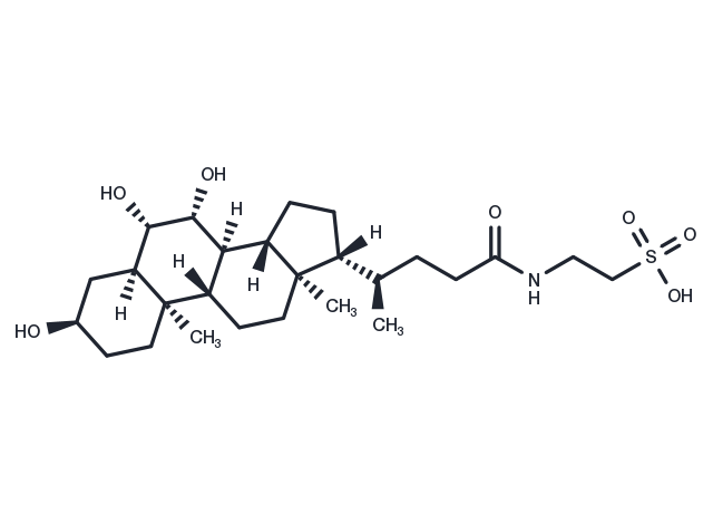 Tauro-β-muricholic acid Chemical Structure