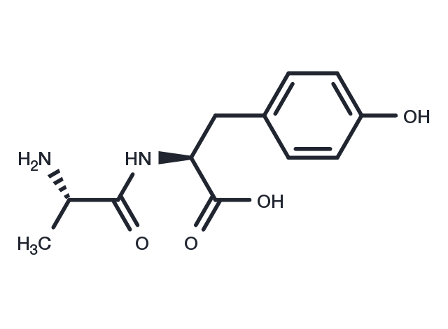 Alanyltyrosine Chemical Structure