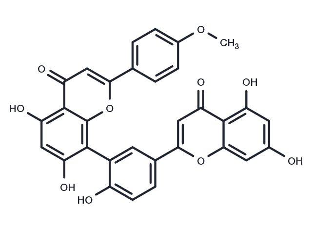 Podocarpusflavone A Chemical Structure